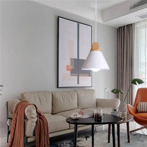 Lampe Suspension Vintage Moderne,Lustre Plafonnier Industrielle Style Edison pour Salon Chambre (1/4)