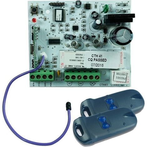 PACK CTH41 SET Carte électronique Ducati Home Automation CTH41 + 2 télécommandes à code variable PULT 6203R (1/4)