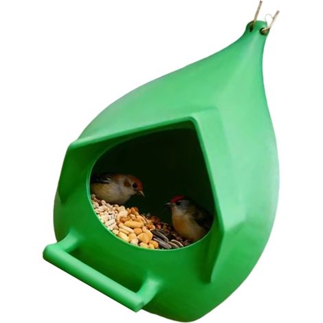 Mangeoire à oiseaux multifonctionnelle en plastique, à suspendre à l'extérieur, facile à installer.-AquaForge (1/5)