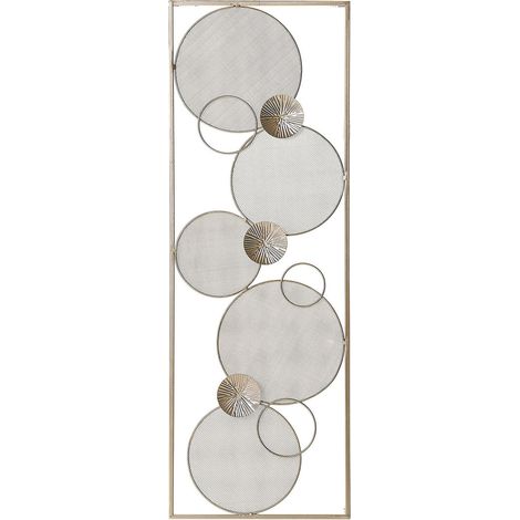 Decorazione Moderna a Muro Stile Retro in Acciaio Oro Tungsten