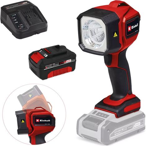Einhell 4514175 Li-Solo LED Torch Worklight 18V Power XChange + 4ah Battery Kit (1/5)