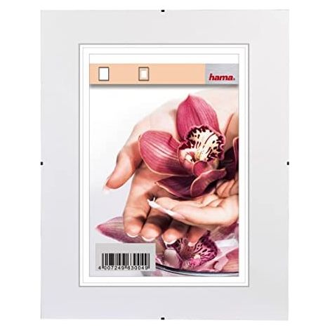 Hama Supporto da pavimento retroilluminato Clip-Fix - Telaio (Polistirolo, supporto da pavimento retroilluminato, 15 x 21 cm, 210 mm, 297 mm)
