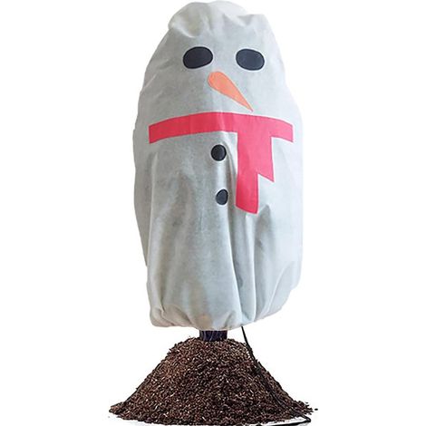 Housse De Protection Pour Plantes - Tissu Non Tissé 110 x 90 cm - Avec Cordon De Serrage - Pour Extérieur Hiver - 1 Pièce (1/5)