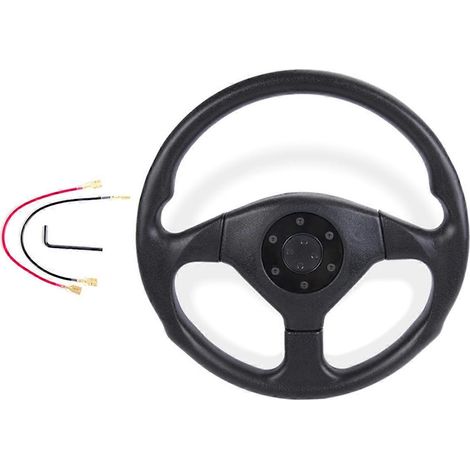 Volante de carreras de 36 cm, volantes de 14 pulgadas, volante deportivo universal Deep Corn Drifting (1/5)