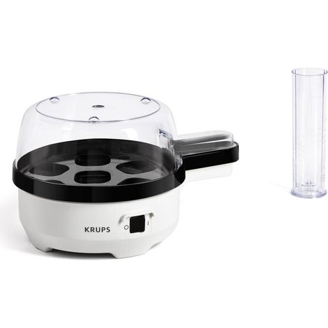 Krups Ovomat EG233115 Cocedor de huevos negro y blanco (1/2)