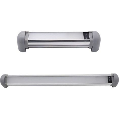 Car roof light, automotive LED reading light, RV light with switch, 180-degree rotatable RV interior light - silver - 2253336mm (1/4)