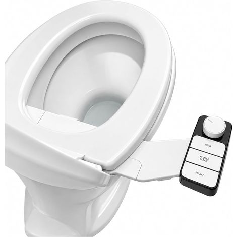 Toilette Japonaise, WC Japonais – Kit Bidet pour WC avec Lavage Avant/Arrière/autonettoyant, Pression Réglable, Sans Électricité (1/5)