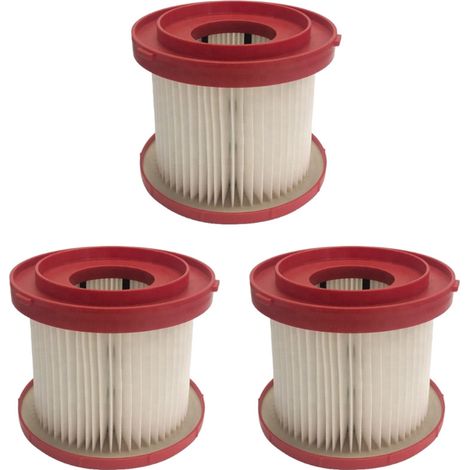 Trade-Shop HEPA-Filter / Staubsaugerfilter kompatibel mit Milwaukee Akku-/Nass-/Trockensauger ersetzt 4931465230 4931404743 49-90-1900 49901900 - 3 Stück (1/4)