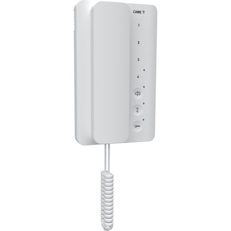 Interphone CAME 2 boutons + 4 boutons agate Interphone AGT A200 EVO S200 840CA-0020 couleur blanc