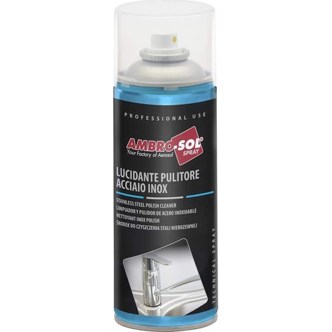 LUCIDANTE PULITORE ACCIAIO INOX 400ML SPRAY (1/5)
