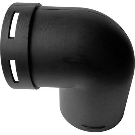 Ventilation Round Tube Bend Connector, Tuyau De Conduit Coudé à 90 Degrés Pour Ventilation Tuyau Rond, Raccord Coudé Sortie Conduit D'air En Plastique, Pour Adaptateur Conduit D'air(60mm) (1/5)