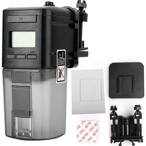 Distributeur automatique de nourriture pour poissons, mangeoire pour aquarium, minuterie de nourriture, mini distributeur, alimentation automatique pour réservoir (1/5)