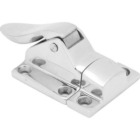 Set aus 2 Türriegeln in Marinequalität, 48 x 38 mm, aus Edelstahl 316, für Schranktüren, Boote, Yachten oder Wohnmobile. (1/5)