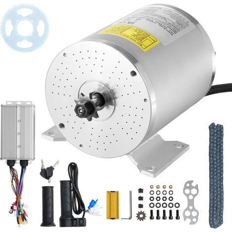 Kit Moteur Électrique 3000W Brushless DC 72V 4900rpm avec Contrôleur de Vitesse et Poignée d'Accélération pour Kart, Vélo Électrique, Moto et Scooter DIY (1/5)