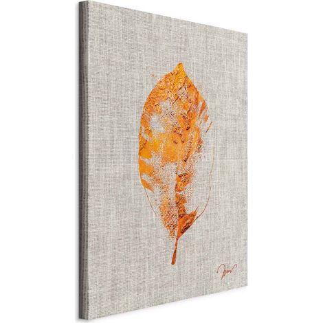 Peinture - Flore dorée (1 partie) verticale (1/5)