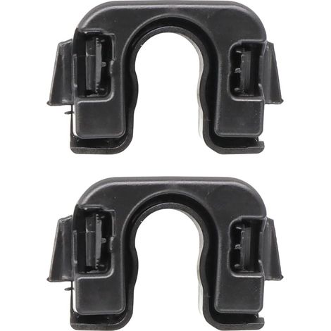CCYKXA Support de porte-bagages arrière pour voiture (4 pièces), clips de fixation pour tablette arrière, support de montage, tablette, clip de fixation pour colis, rangement surélevé, accessoires aut