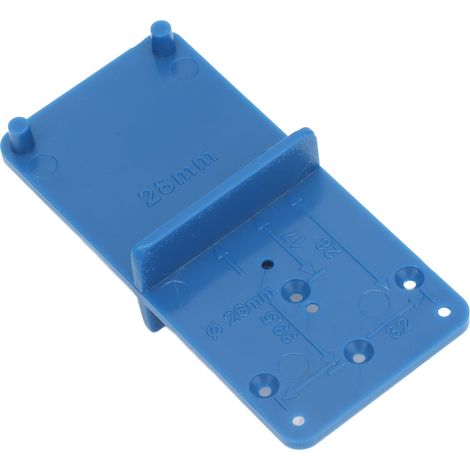 Lot de 10 guides de perçage pour charnières de 28 mm et 37 mm, gabarit d'ouverture pour portes d'armoires, outils manuels de bricolage (B (style large (1/5)