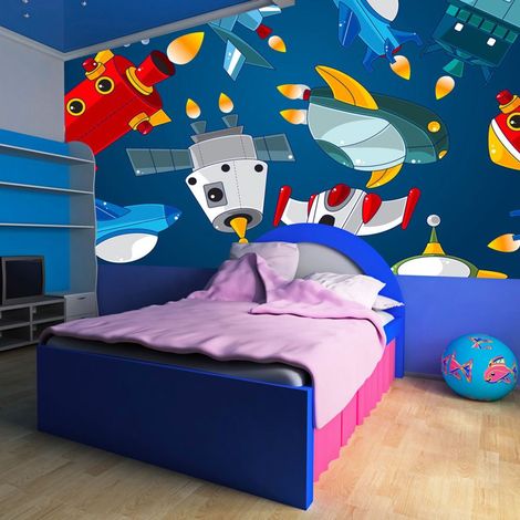 Papier peint spatiaux de véhicules - 400 x 309 cm (1/4)