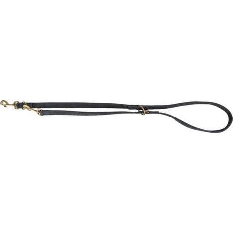 Trixie Pure Laisse Cuir Noire 2m Taille M–L