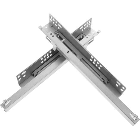 DOITOOL Lot de 2 glissières tiroir robustes pour tiroirs et tables en (1/5)