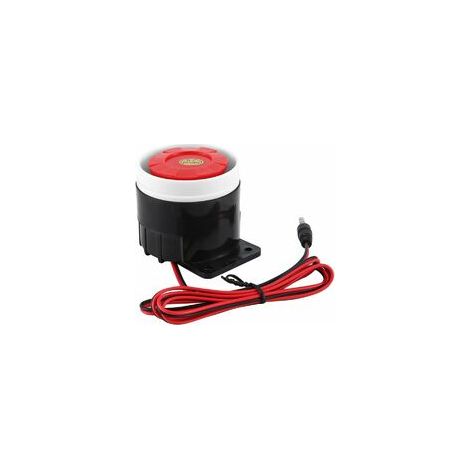 DC Piezo Électronique Buzzer Alarme Sirène Sécurité Corne 12V DC Électronique Buzzer Alarme Sirène Sécurité Sirène 120 DB Sirène