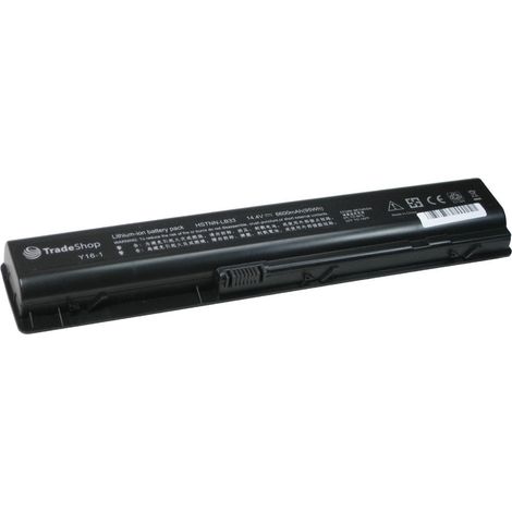 Li-Ion Akku 14,4V/14,8V / 6600mAh für HP Pavilion dv9820us dv9821tx dv9822tx dv9823ca dv9823cl dv9823tx dv9824ca dv9825nr dv9827cl dv9830us dv9831ca dv9834ca dv9838ca dv9843cl dv9847ca dv9854ca
