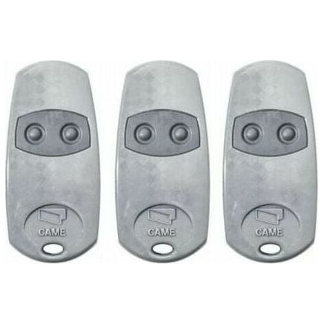 Telecommande d'origine Came TOP432EE 3 pieces. Frequence de code fixe 433,92 MHz