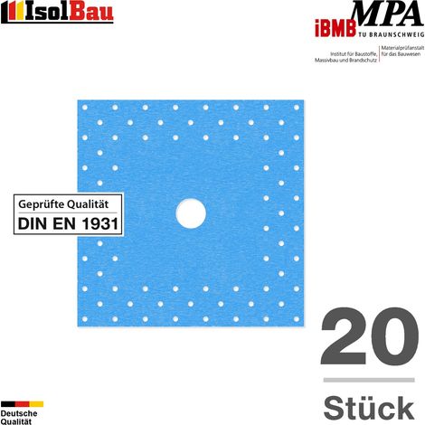Isolbau 20 x Dichtmanschette Wandmanschette Innenecken Außenecke Bad Abdichtung (1/5)