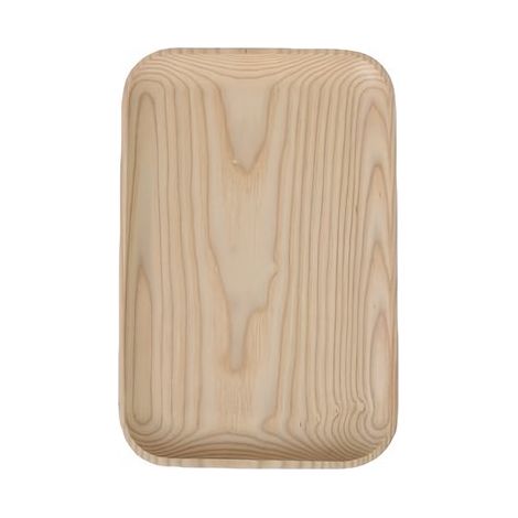 1 pieza - Bandeja - Rectangular - Madera de fresno - Para aperitivos, fruta y postres en hoteles/restaurantes - 30202 cm - Color madera natural (1/5)