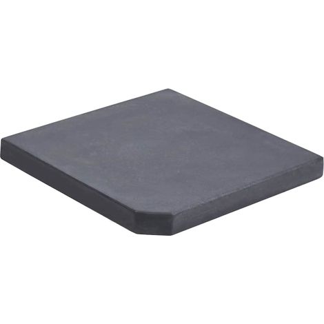 Maison Exclusive - Sonnenschirm-Gewichtsplatte Schwarz Granit Qua