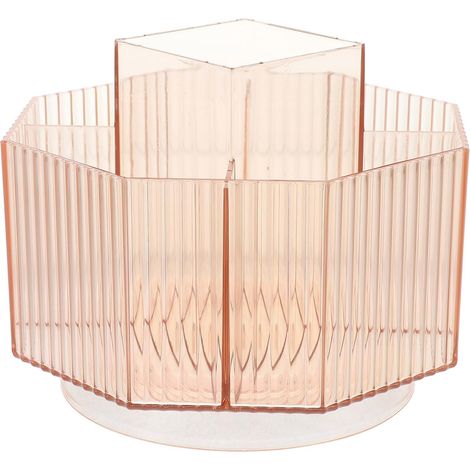 Rotating Organizer for Practical Use of Plastic Makeup