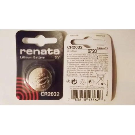 Batterie renata CR2032 dünn leicht zuverlässige Leistung