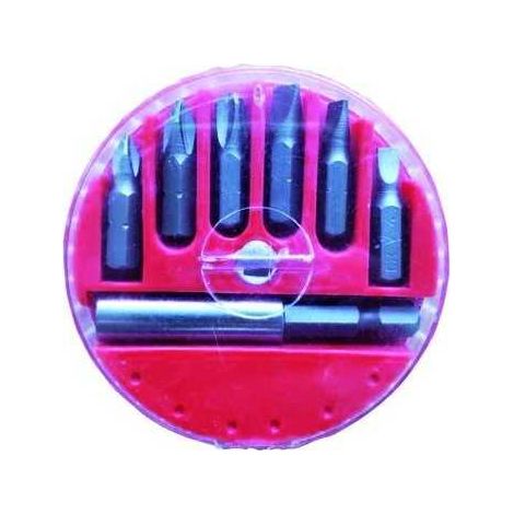 Inserti per Avvitatori Vigor Taglio/Croce Bit-Box Set 7 Pz