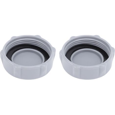 PVC pool drain valve cap, 2 pieces, lightweight, above-ground swimming tools, accessories for P6H1158 P01006 (1/5)