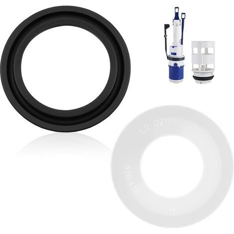 2 Joints Réservoir Compatible avec Geberit Joint Cloche de Siphon Bassin (1/5)