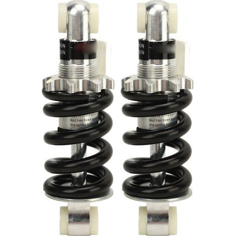 Adapté aux systèmes de suspension arrière universels pour motos. Sa capacité de charge élevée améliore les performances de la suspension. Convient aux scooters, mini-motos et quads. (1/2)