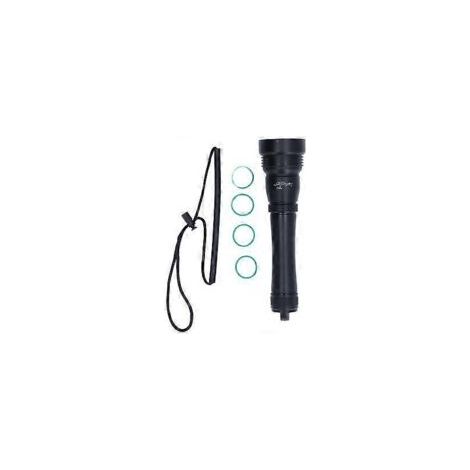 Torcia subacquea Crezuo 3xXHP70 IPX8 impermeabile, in lega di alluminio
