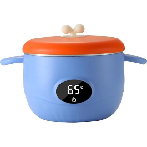 Chauffe Biberon Nomade et Chauffe Plat Bébé – Bol Isotherme en métal Inoxydable 316 transportable (1/5)