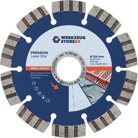 Disco diamantato WS24 Premium Laser universale 125 mm - WS24-100432 (1/5)