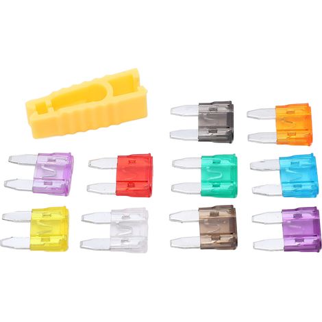 120 Pièces Fusibles Auto en Alliage d'Aluminium et Plastique - Kit d'Assortiment avec Pince 2A à 35A (1/5)