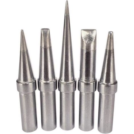 Lot de 5 pointes de fer à souder de rechange pratiques sans plomb ETA ETB ETD ETS ETT pour Weller WESD51 WESD50 WCC100 (1/5)