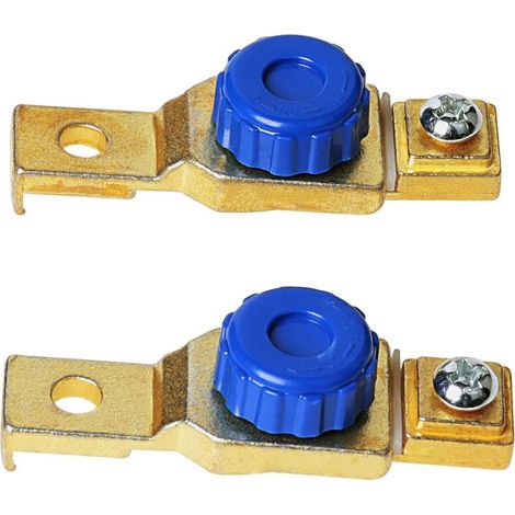 Interruptor de desconexión de batería para motocicletas, interruptor de desconexión de batería para motocicletas, aislador de batería de 12 V 80 A para motocicletas, automóviles y camiones (2 piezas) (1/5)