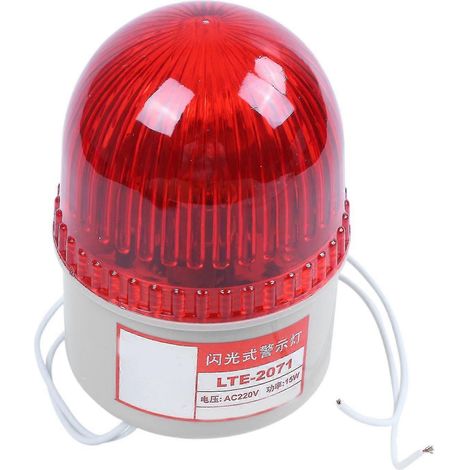 Roter Industrie-Signalturm, 220 V, 15 W, mit Blinklicht für mehr Sicherheit (1/5)
