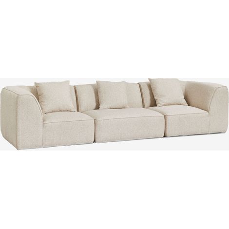 Sofá modular de 3 piezas tapizado Cardea SKLUM             