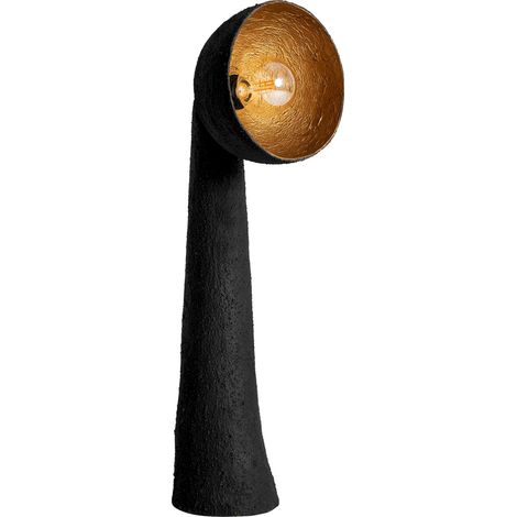 Lampadaire contemporain noir et or - noir et or (1/4)