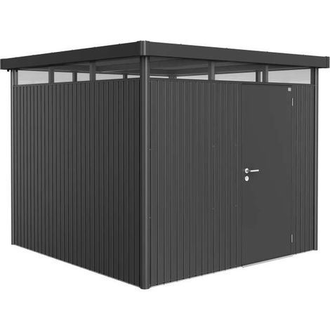 Casetta HighLine Misura H4 grigio scuro metallizzato, porta standard