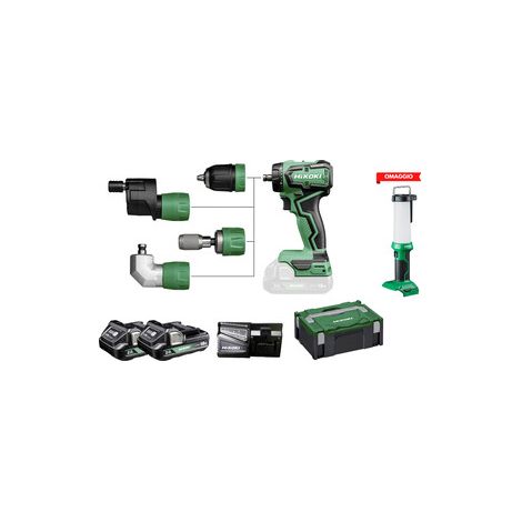 HIKOKI TRAPANO AVVITATORE DS18DDQ 18V BRUSH+LANT