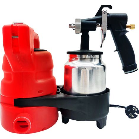 Vollautomatisches elektrisches Hochdruck-Latex-Farbspritzgerät mit Airbrush-Funktion für Auto, Heimwerkerbedarf und Desinfektionsmittel (1/5)