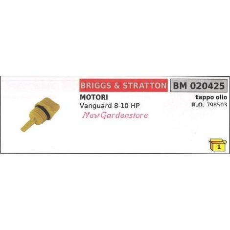 B&S Ölschraube für Rasenmäher der Serie VANGUARD 8 10 PS 020425