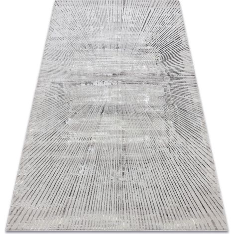 BLISS Z206AZ256 carpet light grey / grey - Lines, modern, structural grey 160x220 cm